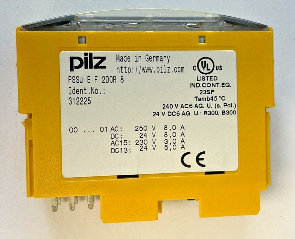 PILZ PSSU E F 2DO5 CARRIER MODULE 240VAC ****LOTOF4****