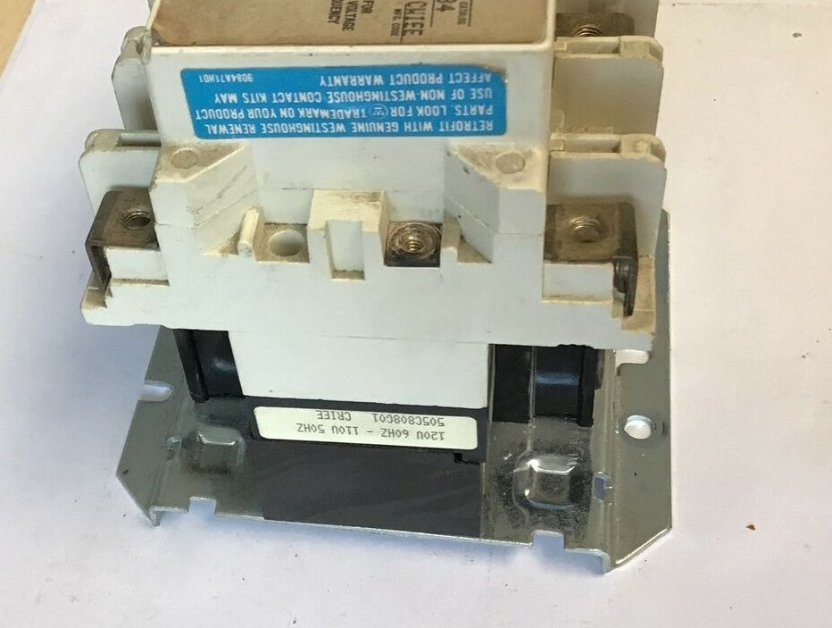 WESTINGHOUSE AC LIGHTING CONTACTOR A202K1EA MODEL J 6710C54G34