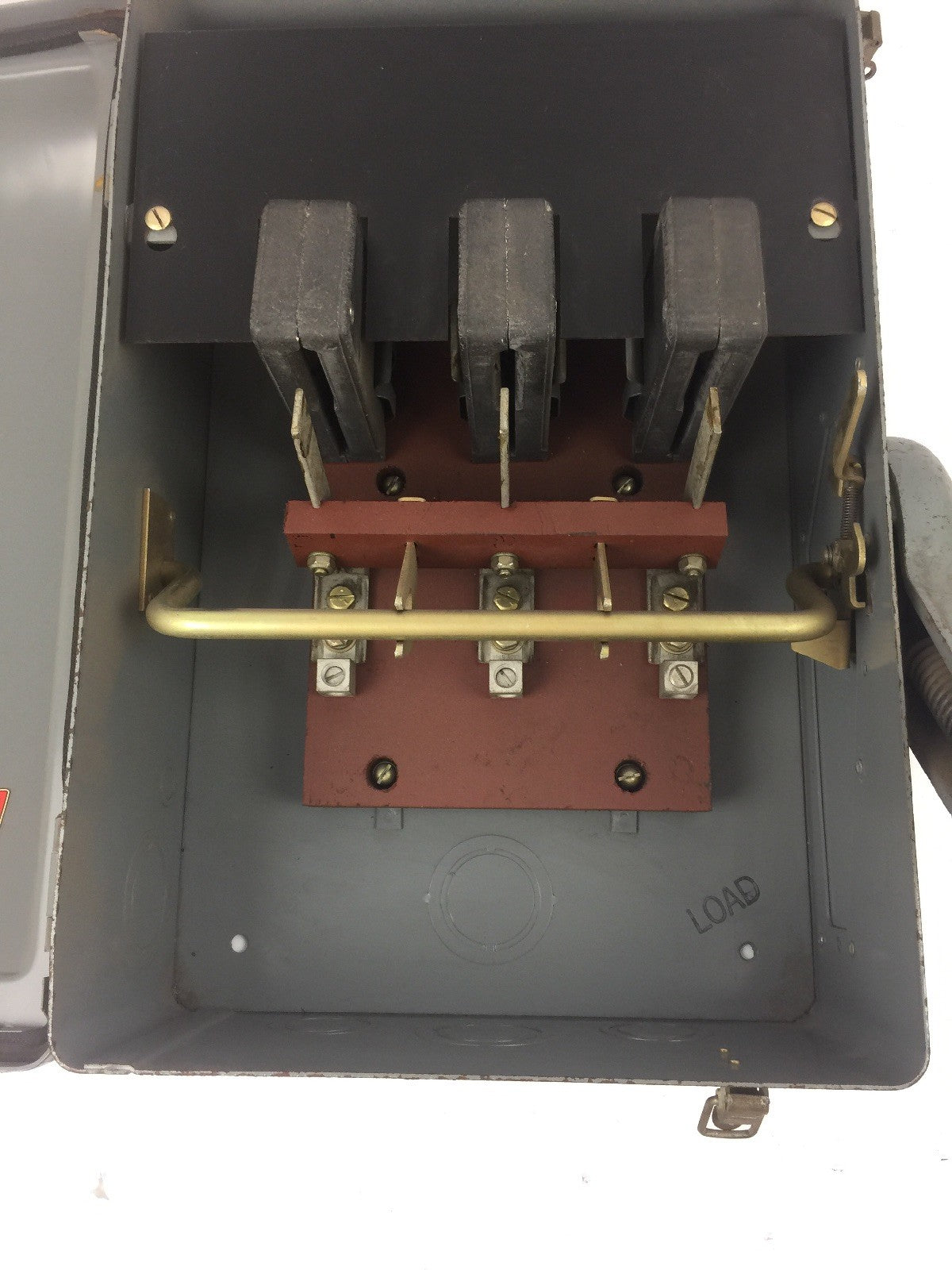WESTINGHOUSE AHU363 HEAVY DUTY SAFETY SWITCH 600 VAC 100 AMP NEMA 1A