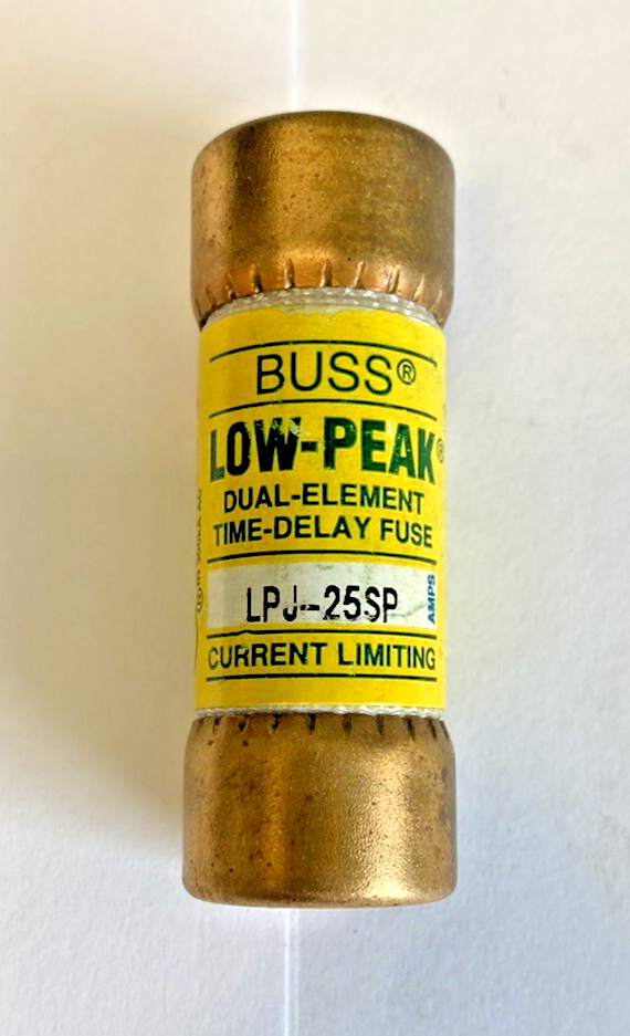 Bussmann Low-Peak LPJ-25SP 25A 600V Fuse "Lot of 3"