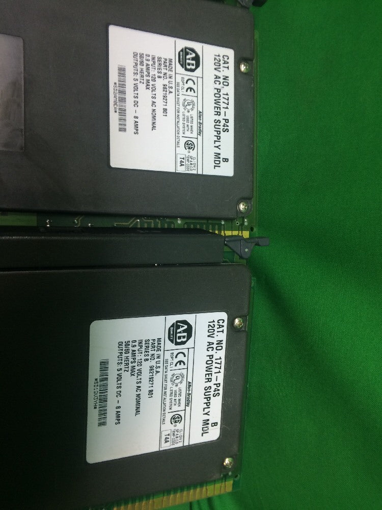 *LOT OF 2* ALLEN BRADLEY 1771-P4S B 120VAC POWER SUPPLY MODULE