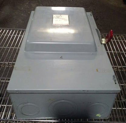 WESTINGHOUSE, GFN323N, SAFETY SWITCH, 240V, 100A, 2P, 2 FUSES, INDOOR, NEW