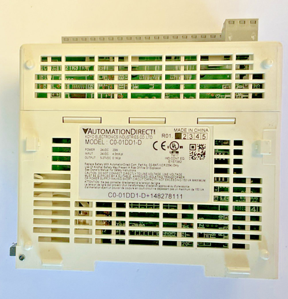 KOYO C0-01DD1-D PLC MODULE AUTOMATION DIRECT  24VDC 20W CLICK