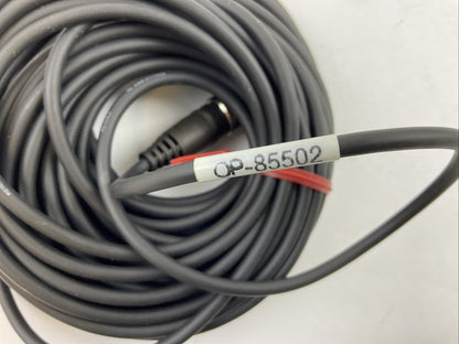 KEYENCE OP-85502 CONNECTOR CABLE CORDSET 4 PIN STRAIGHT 10M