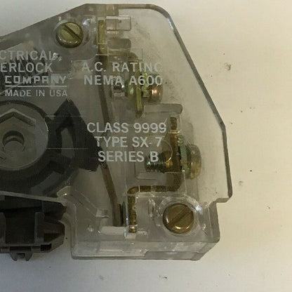 SQUARE D 9999 SX-7 SERIES B ELECTRICAL INTERLOCK NEMA A600***LOTOF5***