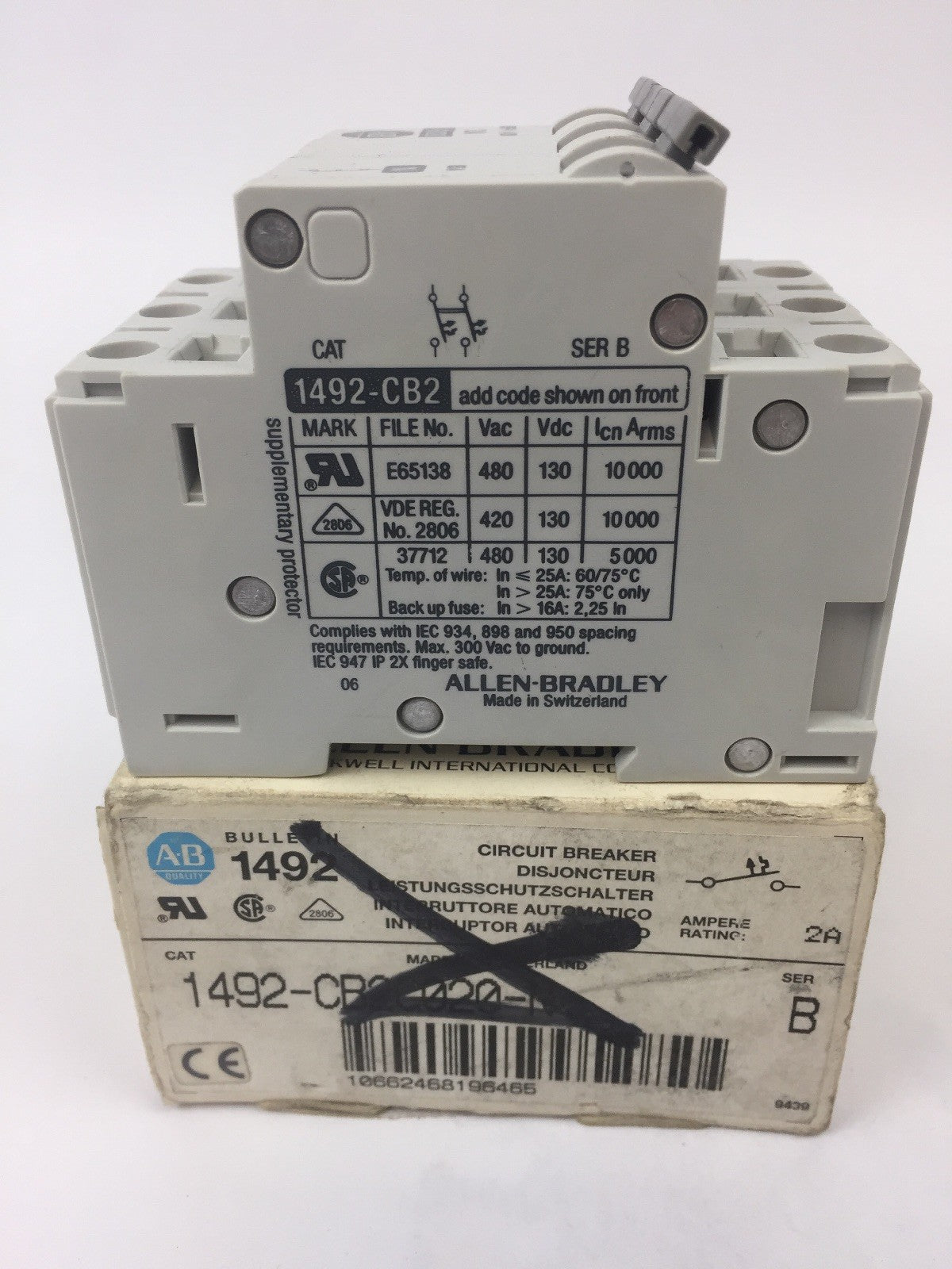 ALLEN BRADLEY 1492-CB2G020-N