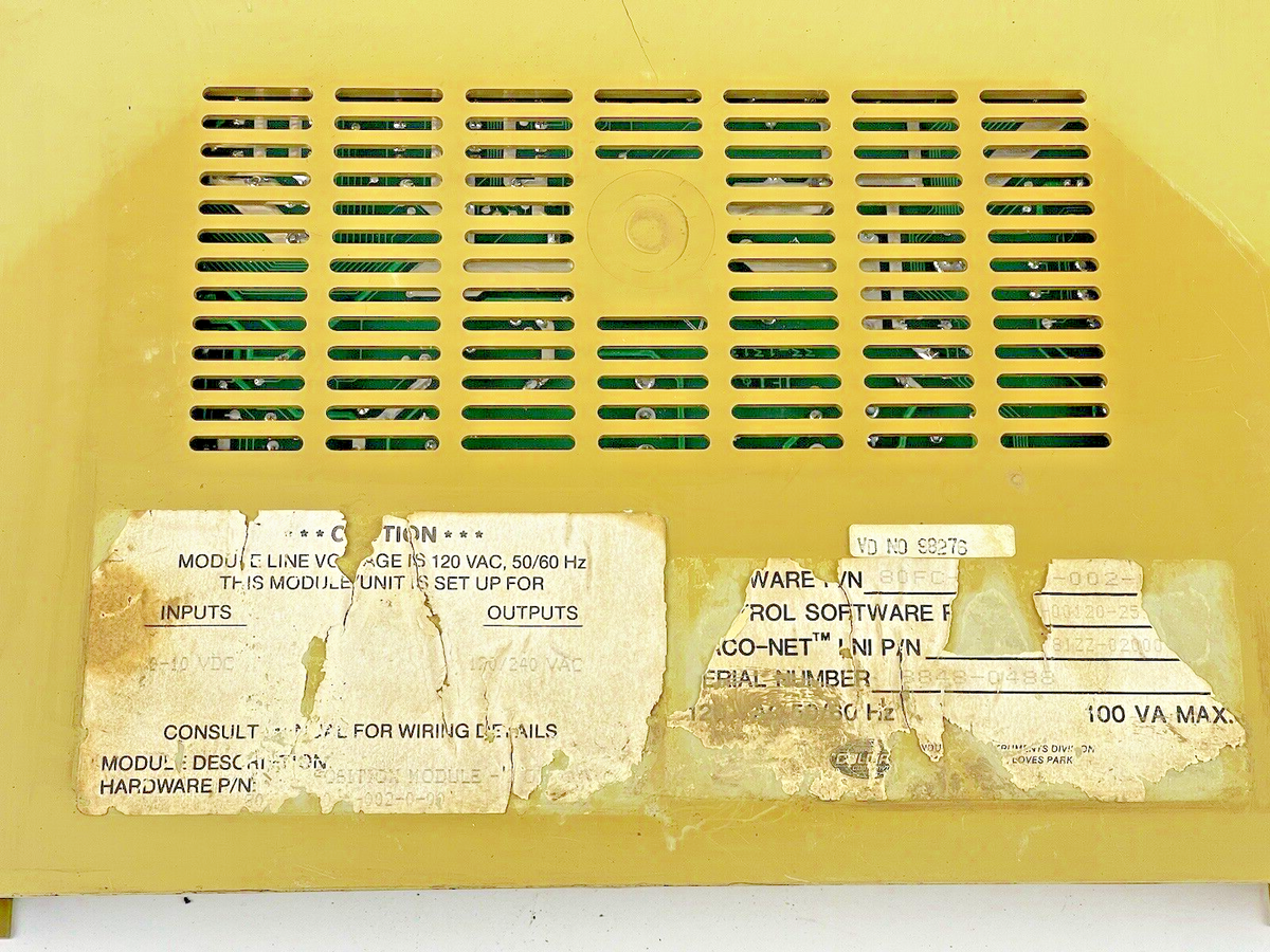 COLMAN - 80FC-10001-002-0-00 - MACO PAC- POSITIONING MODULE -IN 10VDC OUT 240VDC