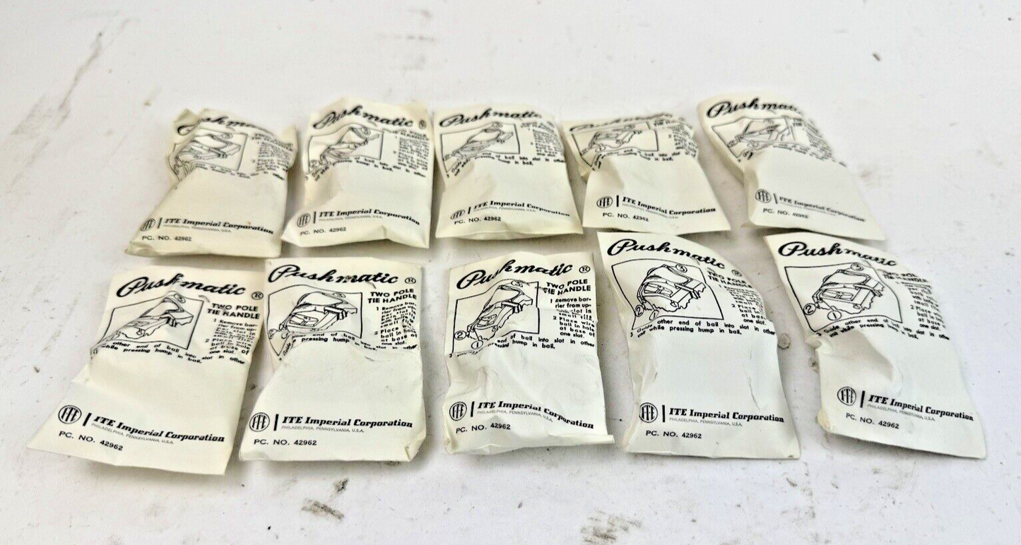 ITE / SIEMENS **LOT OF 10** PTH-2 - PUSHMATIC 2 POLE HANDLE TIES - NEW OLD STOCK