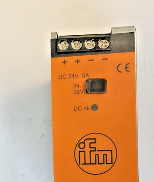 IFM DN4012 POWER SUPPLY 1PH 24V 5A 120W
