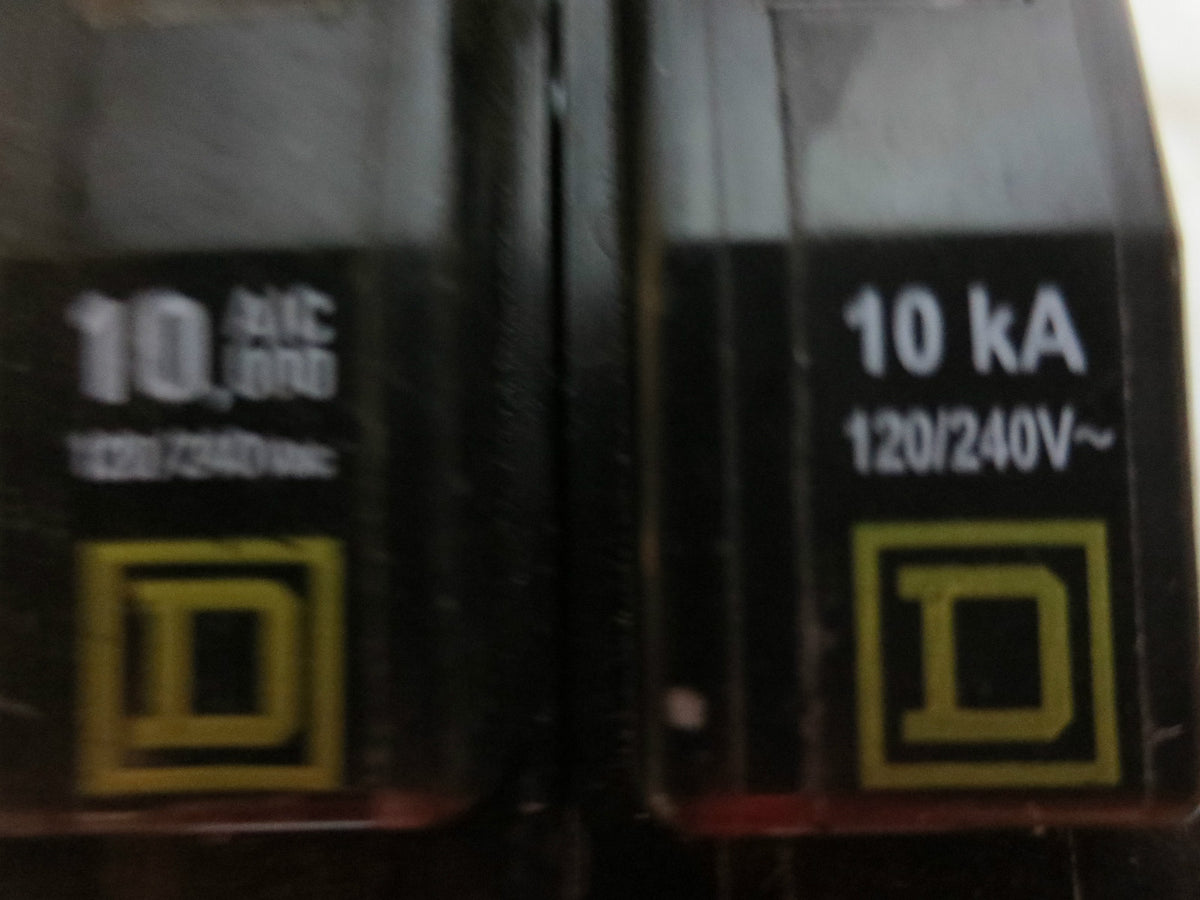 SQUARE D QO120 CIRCUIT BREAKER 20A / 10kV / 120/240V / 1-POLE -***LOTOF4***