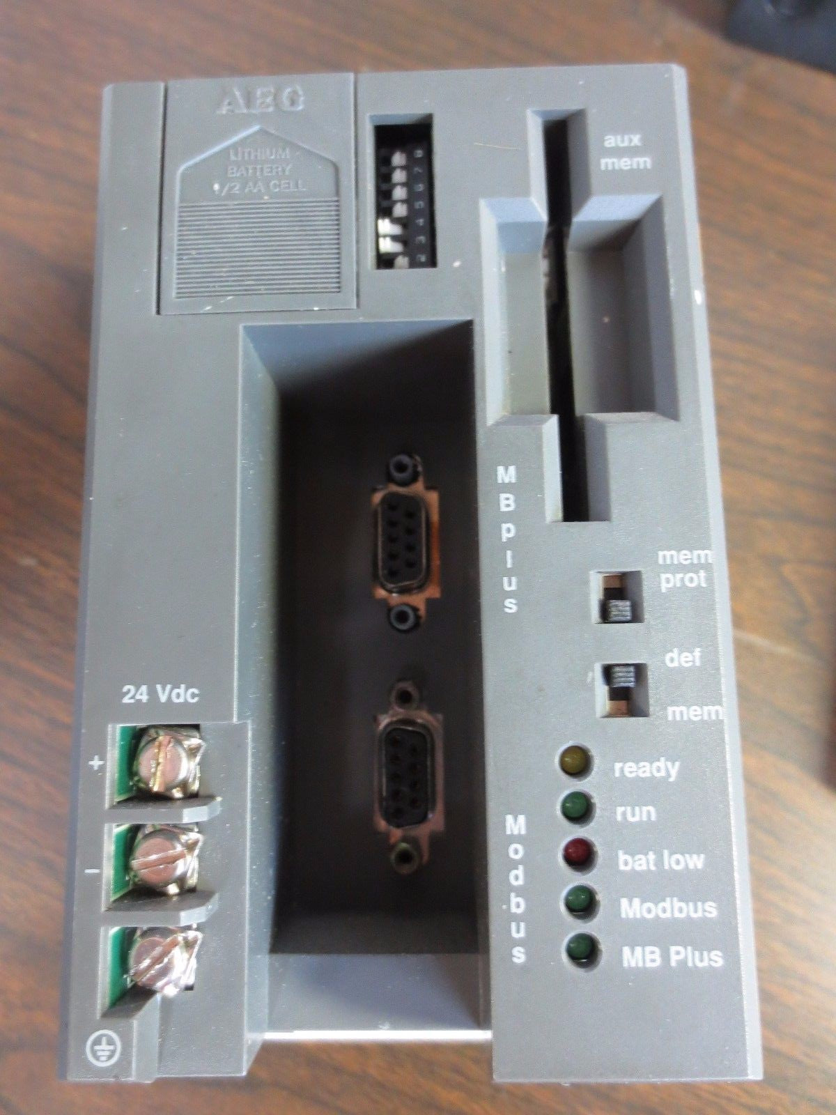 AEG MODICON PC-A984-145 CPU 8K MEMORY w/ MB PLUS - Rev. K