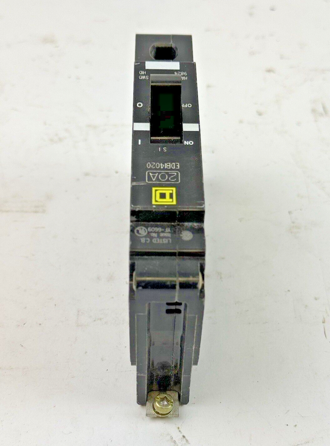 SQUARE D **LOT OF 7** - EDB14020 - 20A/1 POLE/277 VAC/BOLT ON/TYPE HACR - NEW
