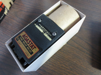 AGASTAT ND-22 TIME DELAY RELAY - 24VDC, 50/60Hz - NEW SURPLUS