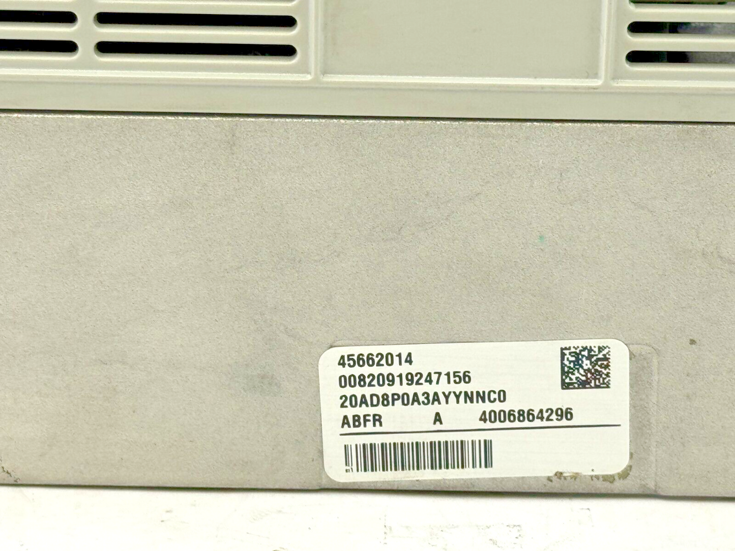 ALLEN-BRADLEY - 20AD8P0A3AYYNNC0 SER. A FW. 5.001 - POWERFLEX 70-480 VAC/3 PHASE