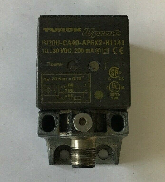 TURCK BI20U-CA40-AP6X2-H1141, SENSOR, 10-30VDC, 200MA, **(LOTOF6)**