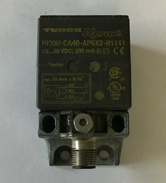 TURCK BI20U-CA40-AP6X2-H1141, SENSOR, 10-30VDC, 200MA, **(LOTOF6)**