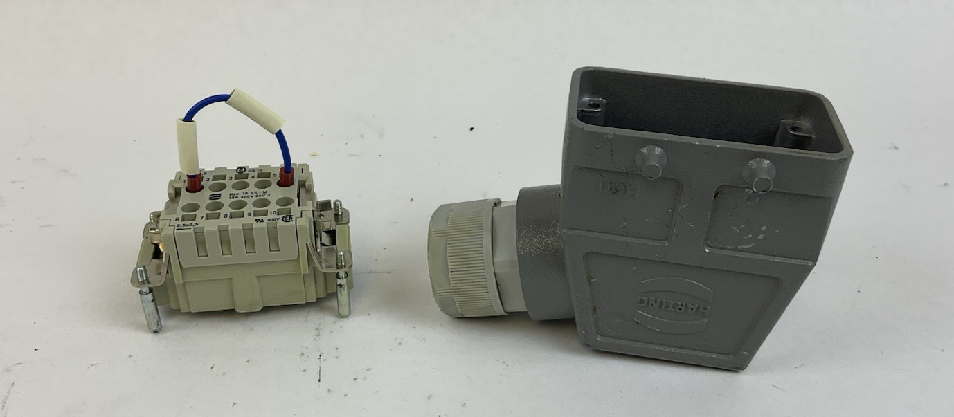 HARTING HAN 10ES-M INDUSTRIAL MALE CONNECTOR 16 A 500 V HAN10ESM
