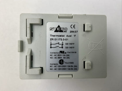 STEGO ZR01172.0-01 THERMOSTAT DUAL 32-140°F