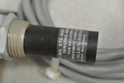 ALLEN-BRADLEY 870-N20 Ser. C / SENSING HEAD, 5/8" DIAMETER - NEW SURPLUS