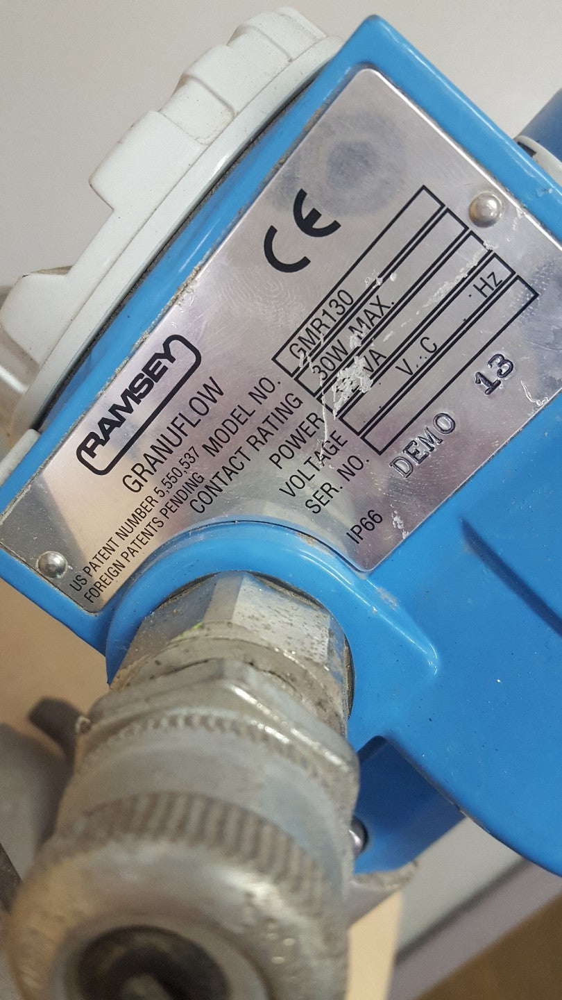 Ramsey Granuflow Flow Detector GMR130-G-7-B1, M2RGMR130, CONTACT RATING 30W MAX