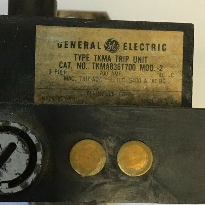 GENERAL ELECTRIC TKMA836T700 TRIP UNIT 700A MOD.2
