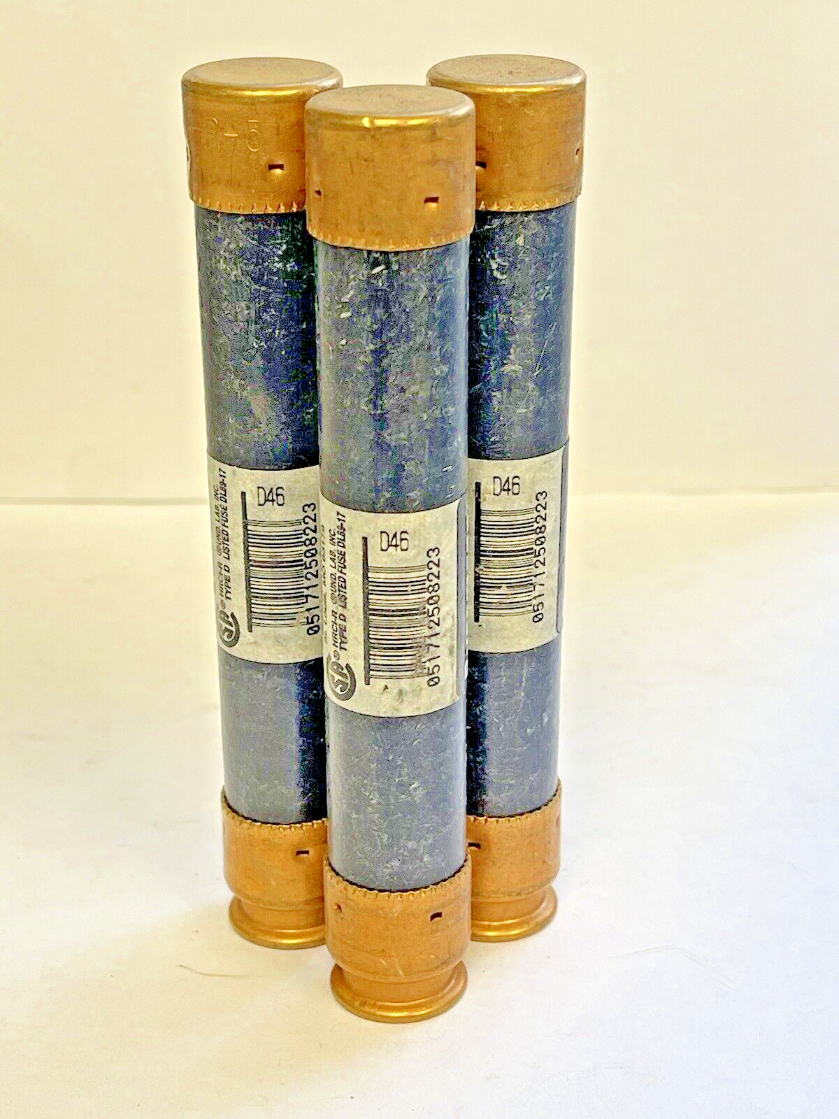 FUSETRON *LOT OF 3* - FRS-R-5 - DUAL-ELEMENT, TIME-DELAY, CURRENT LMTG. 5A 600 V