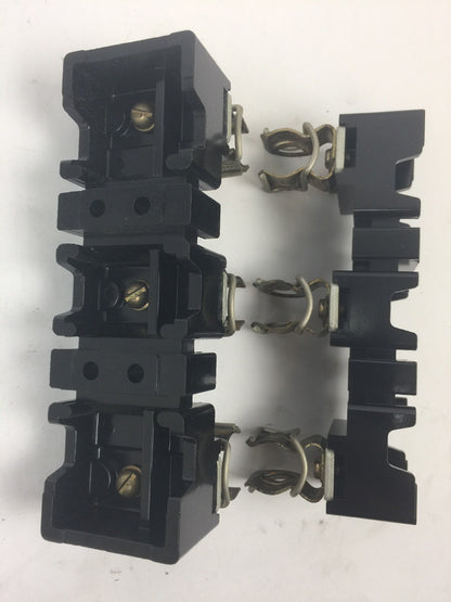ALLEN BRADLEY 1491-N226 FUSE BLOCK 31-60 AMPS 250 VOLT 3 POLE SERIES A