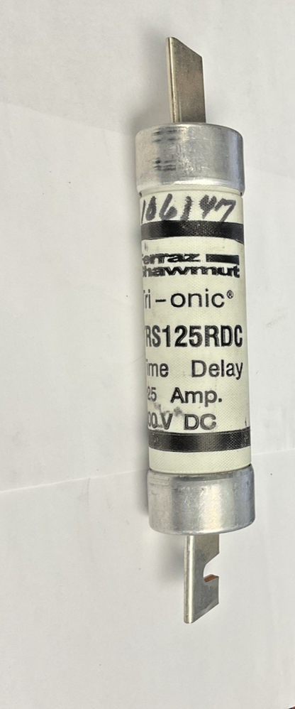 GOULD TRS125RDC FUSE 125A TRI-ONIC 600VAC/DC