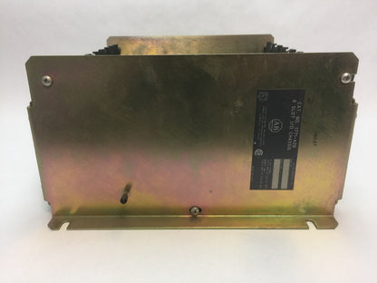 ALLEN BRADLEY 1771-A2B 8 SLOT I/O CHASSIS 5V PLANE 16A @ 5.25VDC MEMORY LINE .5A