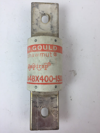 GOULD SHAWMUT A4BX400-150J AMP-TRAP FORM 480 WELDER PROTECTOR 400 A 600 VAC