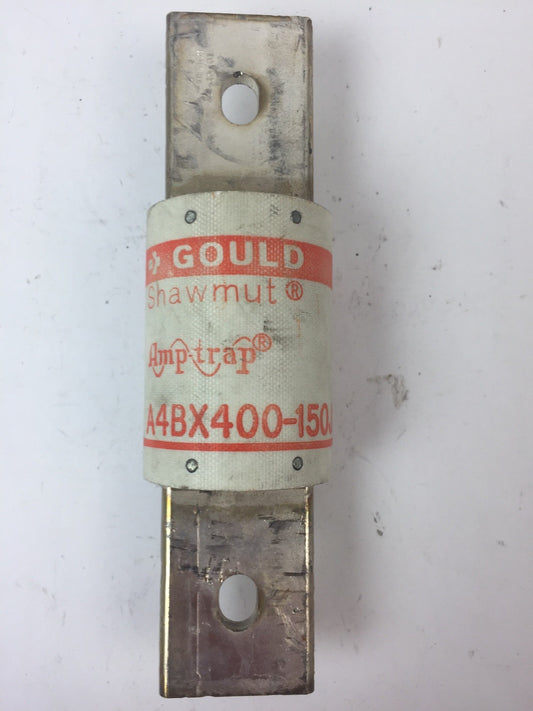 GOULD SHAWMUT A4BX400-150J AMP-TRAP FORM 480 WELDER PROTECTOR 400 A 600 VAC