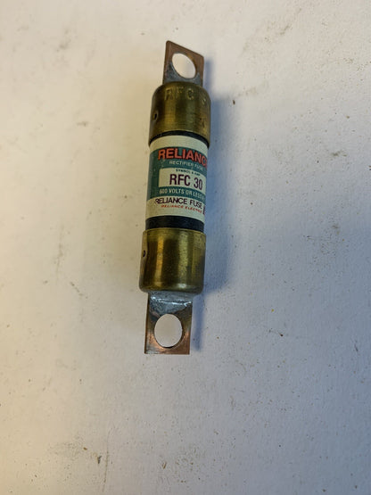 Reliance RFC30 30A 600V Fuse "Lot of 10"