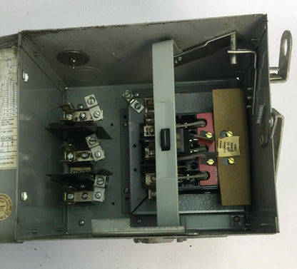 GE FVK361W FLEX-A-PLUG PLUG IN DEVICE BUS PLUG 600VAC 30AMP 20HP 3 PHASE 3 POLE