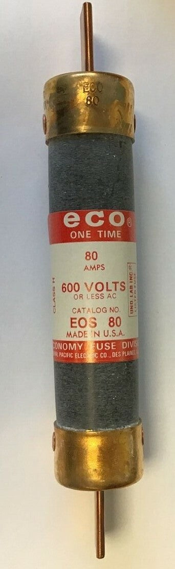 ECONOMY FUSE EOS 80 600VOLT 80AMP ***LOTOF5***