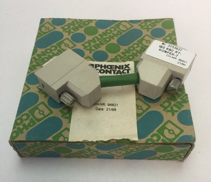 PHOENIX CONTACT IBS RBC RT-KONFEK-T CABLE CONNECTOR MALE AND FEMALE