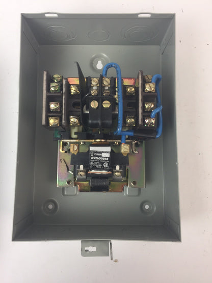 SYLVANIA LCL20A004-76 LIGHTING CONTACTOR 600VAC COIL 110-120V 60HZ 110V 50HZ