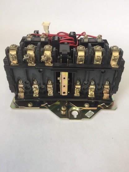 ALLEN BRADLEY 505-AOD SIZE 0 REVERSING STARTER 600VAC 5HP 18AMP COIL 120V 60HZ