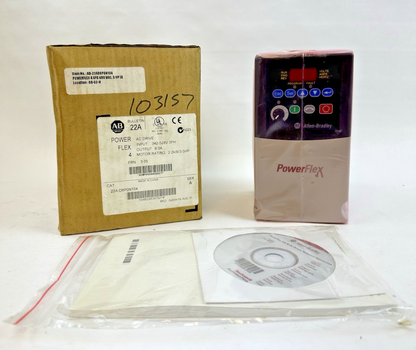 ALLEN-BRADLEY 22A-D6P0N104 POWERFLEX 4 AC DRIVE SER A FRN 3.05 3PH 342-528V