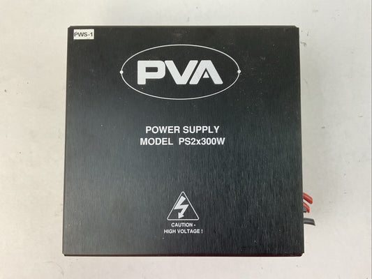 PVA POWER SUPPLY PS2x300W48-PV4 REV C VER 0.04 OUT 48VDC @ 6A 300W IN 120/240VAC