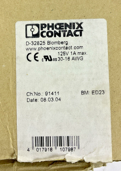 PHOENIX CONTACT SUBCON 25/F-SH FEMALE CONNECTOR ***LOTOF5***