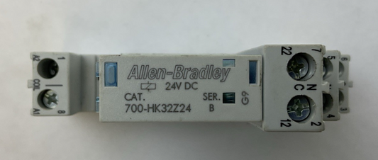 ALLEN BRADLEY 700-HK32Z24 SER B 24VDC RELAY 700-HN222 SER B 8A 300V RELAY BASE