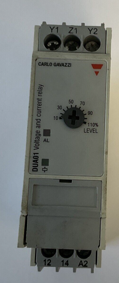 CARLO GAVAZZI DUA01CB23500V VOLTAGE AND CURRENT RELAY 115/230VAC 50/60HZ 4VA