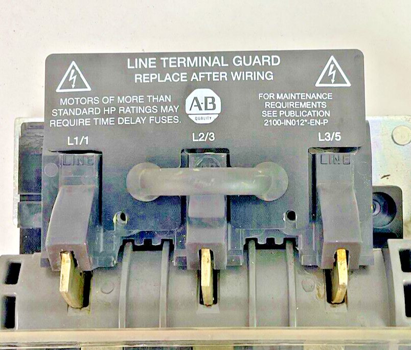 ALLEN BRADLEY 2100-IN012*-EN-P FUSIBLE DISCONNECT SWITCH 1494V-DS100/1494V-FS100