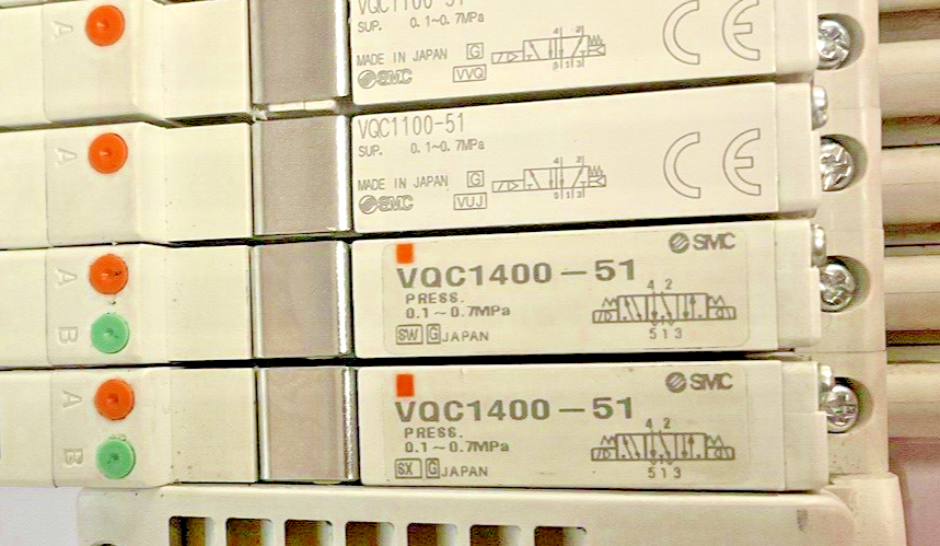 SMC VV5QC11-12B6FD1-BNS MANIFOLD VQC1100-51(10) VQC1400-51(2)