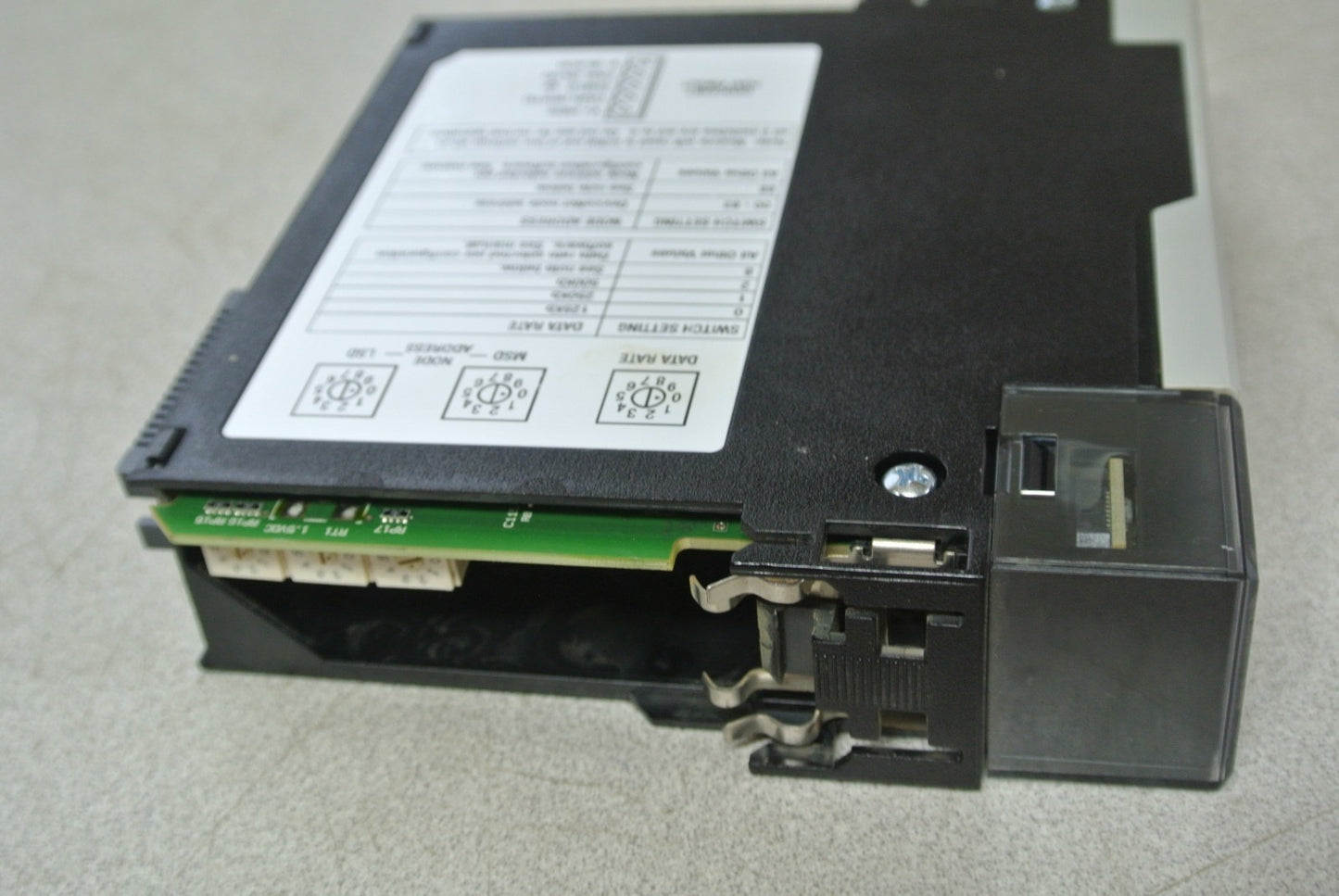 ALLEN-BRADLEY 1756-DNB DEVICENET BRIDGE SCANNER MODULE SER.E 25VDC
