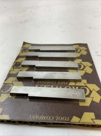 CROWLEY TL257510-0024 320-116-4 #145351 RAMLOT #1.003 HONE TOOL BLADE (LOT OF 5)