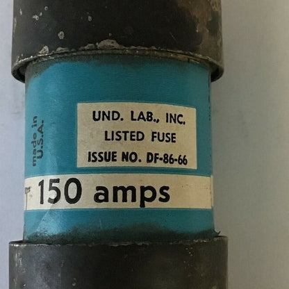 GENERAL ELECTRIC GF8B150 CURRENT LIMITING FUSE 600VAC 150A CLASS J