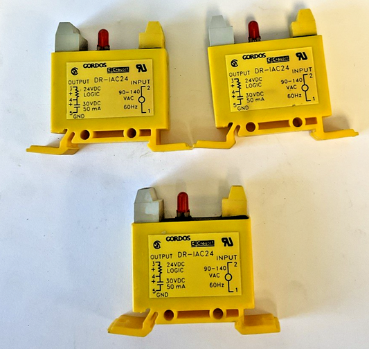 GORDOS DR-IAC24 SOLID STATE RELAY 30VDC 140VAC 60HZ ***LOTOF3***
