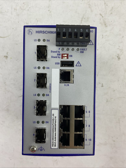 HIRSCHMANN RS30-0802OOZZSDAPHH09.1.00 RAIL SWITCH