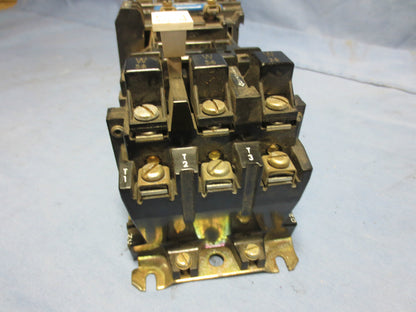 ALLEN-BRADLEY 509-A0D STARTER w/ 595-A,W38 STARTERS & 509-K04 SUPPRESSOR 509-AOD